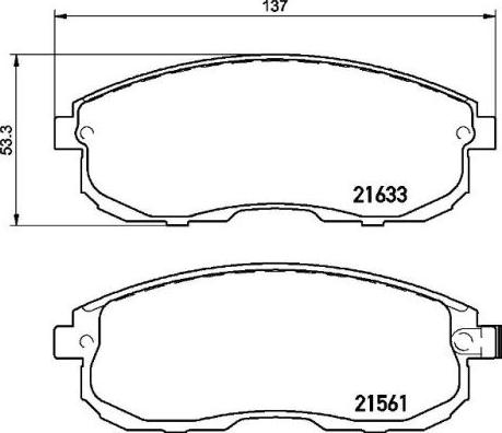 Brembo P 79 030 - Brake Pad Set, disc brake parts5.com