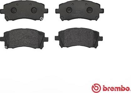 Brembo P 78 010 - Brake Pad Set, disc brake parts5.com