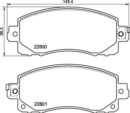 Brembo P 78 028 - Fékbetétkészlet, tárcsafék parts5.com