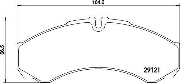 Brembo P A6 017 - Set placute frana,frana disc parts5.com