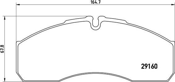 Brembo P A6 022 - Set placute frana,frana disc parts5.com