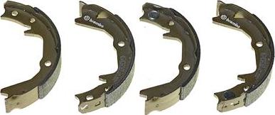 Brembo S 54 519 - Bremsbackensatz, Feststellbremse parts5.com