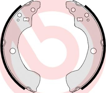 Brembo S 56 534 - Brake Shoe Set parts5.com