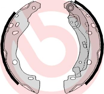 Brembo S 68 525 - Brake Shoe Set parts5.com