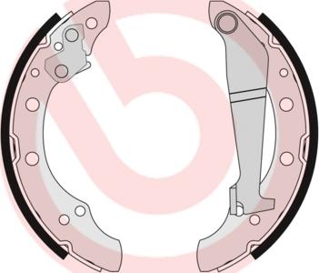 Brembo S 85 508 - Σετ σιαγόνων φρένων parts5.com