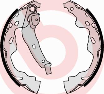 Brembo S 83 509 - Set saboti frana parts5.com