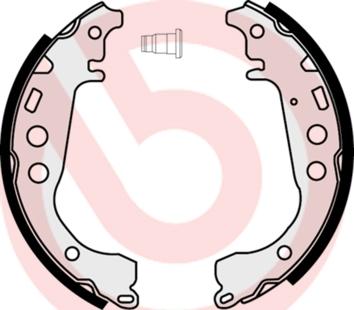 Brembo S 83 508 - Zestaw szczęk hamulcowych parts5.com