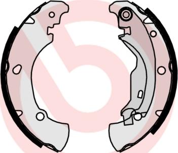 Brembo S 23 519 - Set saboti frana parts5.com