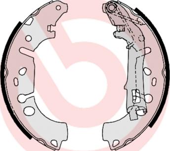 Brembo S 23 531 - Brake Shoe Set parts5.com