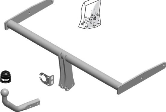 Brink 531900 - Zestaw zaczepu przyczepy parts5.com