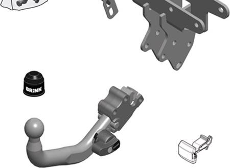 Brink 664400 - Römork bağlantı tertibatı parts5.com