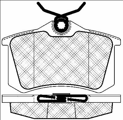 Skoda 2Q0 698 451 C - Zestaw klocków hamulcowych, hamulce tarczowe parts5.com