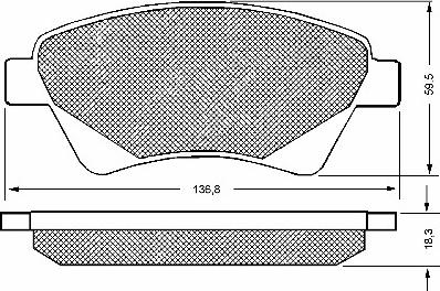 INTERBRAKE DP11544 - Fren balata seti, diskli fren parts5.com