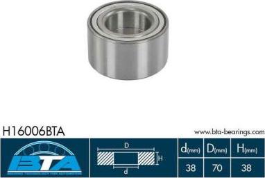 BTA H16006BTA - Set rulment roata parts5.com