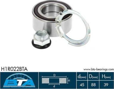 BTA H1R022BTA - Radlagersatz parts5.com