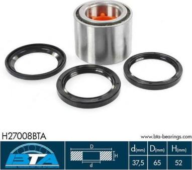 BTA H27008BTA - Kerékcsapágy készlet parts5.com