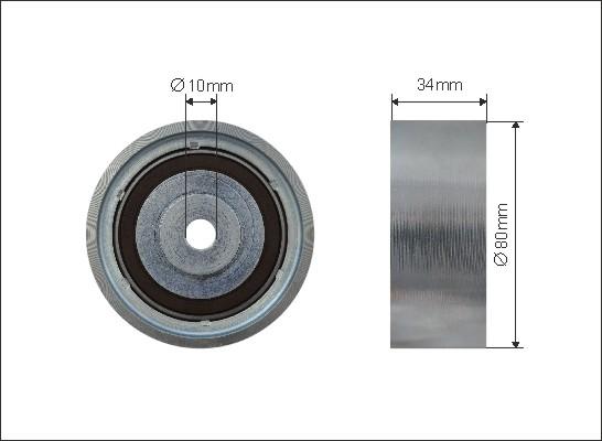 Caffaro 401-99 - Polea inversión / guía, correa distribución parts5.com