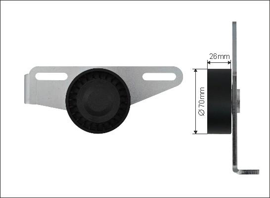 Caffaro 500059 - Intinzator curea, curea distributie parts5.com