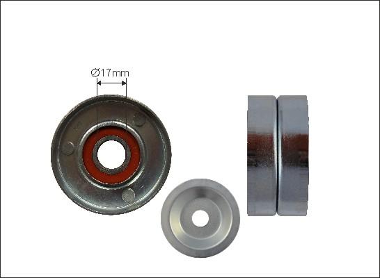 Caffaro 500026 - Deflection / Guide Pulley, v-ribbed belt parts5.com