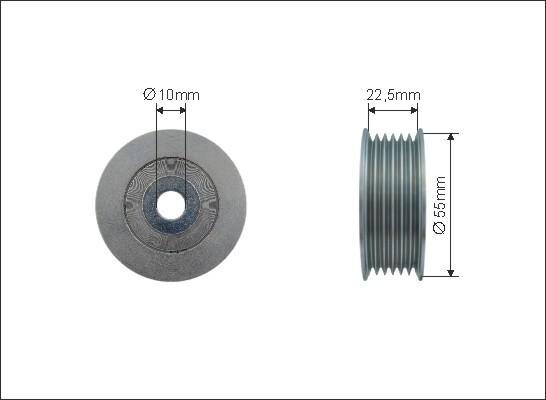 Caffaro 500188 - Rolka kierunkowa / prowadząca, pasek klinowy zębaty parts5.com