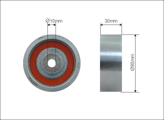 Caffaro 500126 - Umlenk / Führungsrolle, Zahnriemen parts5.com