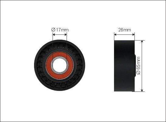 Caffaro 500213 - Seade / juhtrull,soonrihm parts5.com