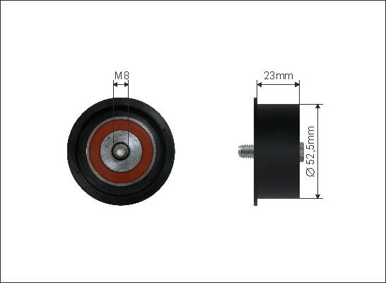 Caffaro 500101 - Rola intinzator,curea distributie parts5.com