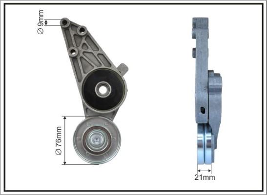 Caffaro 117000SP - Натяжитель, поликлиновый ремень parts5.com