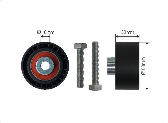 Caffaro 267-44 - Obehová / vodiaca kladka ozubeného remeňa parts5.com