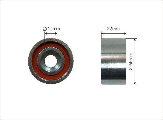 Caffaro 277-114 - Rolka kierunkowa / prowadząca, pasek rozrządu parts5.com