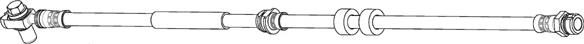 CEF 514593 - Ελαστικός σωλήνας φρένων parts5.com