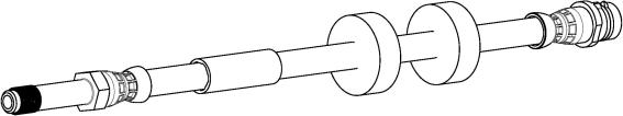 CEF 514889 - Спирачен маркуч parts5.com