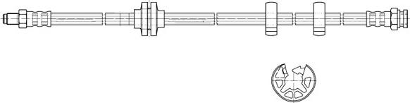 CEF 511665 - Furtun frana parts5.com