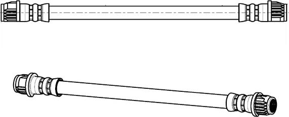 CEF 512669 - Ελαστικός σωλήνας φρένων parts5.com