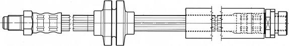 CEF 512326 - Спирачен маркуч parts5.com