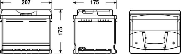 CENTRA CB442 - Стартерная аккумуляторная батарея, АКБ parts5.com