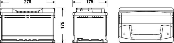 CENTRA CB712 - Μπαταρία εκκίνησης parts5.com