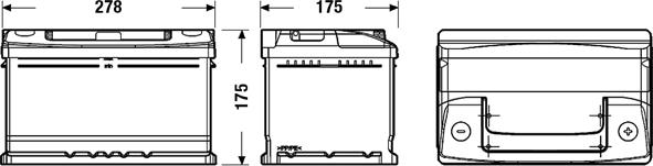 CENTRA CC652 - Μπαταρία εκκίνησης parts5.com