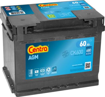 CENTRA CK600 - Batería de arranque parts5.com