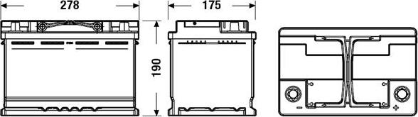 CENTRA CL700 - Baterie de pornire parts5.com