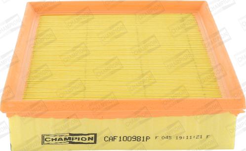 Champion CAF100981P - Filtar za zrak parts5.com