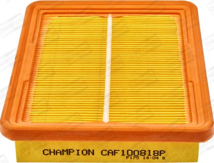 Champion CAF100818P - Filtru aer parts5.com