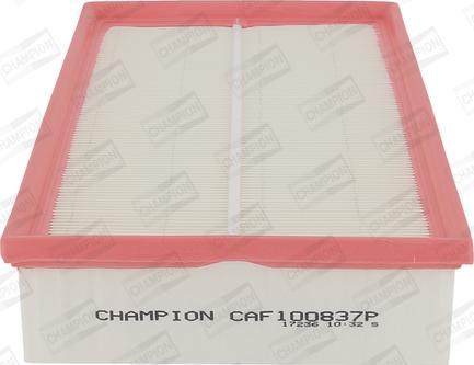 Champion CAF100837P - Filtro de aire parts5.com