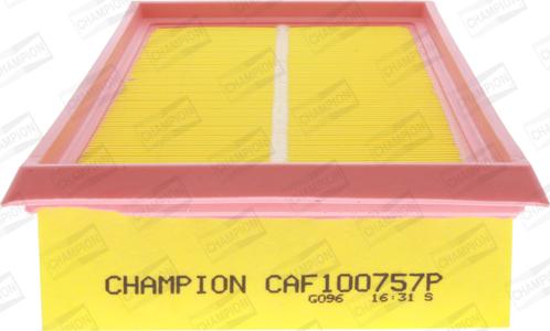 Champion CAF100757P - Въздушен филтър parts5.com