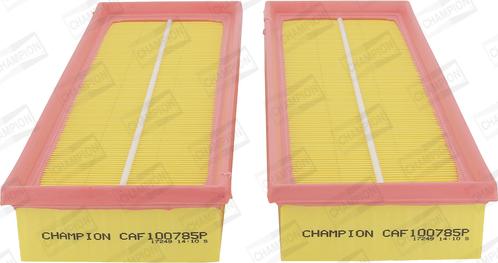 Champion CAF100785P - Hava filtresi parts5.com