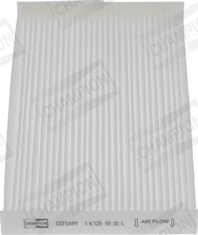 Champion CCF0499 - Filter, zrak notranjega prostora parts5.com