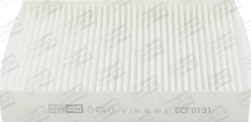 Champion CCF0131 - Filter, interior air parts5.com