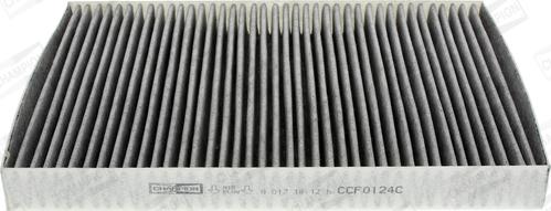 Champion CCF0124C - Szűrő, utastér levegő parts5.com