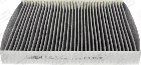 Champion CCF0320C - Filter, interior air parts5.com