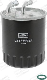 Champion CFF100567 - Filtr paliwa parts5.com